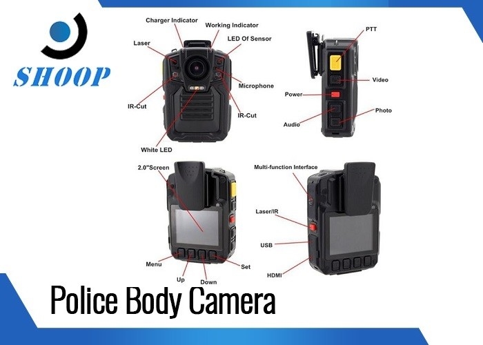 Körper-Kamera-Recorder-Audio-Bluetooth-Strafverfolgungs-Videorecorder 1080P HD